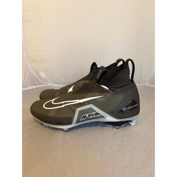 Nike alpha menace elite 3 detachable football cleats black mens sz 14 DR5659 001